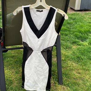 Alt B black and white dress